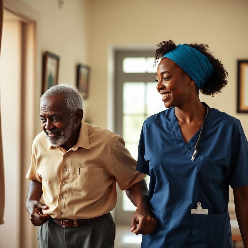 Trained elderly caregivers